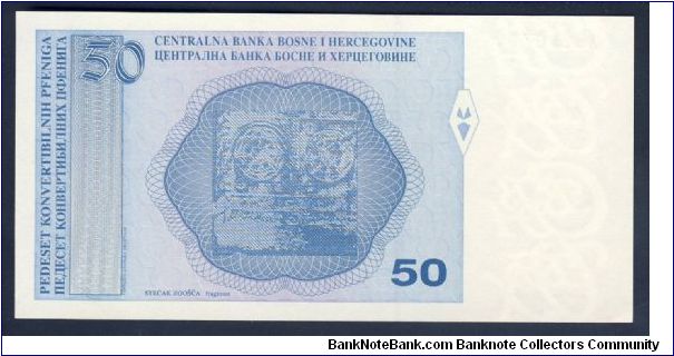 Banknote from Bosnia year 1998