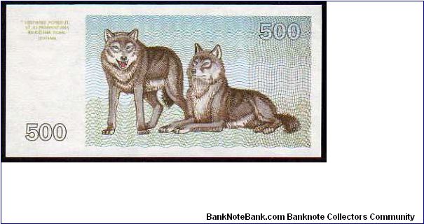 Banknote from Lithuania year 1993