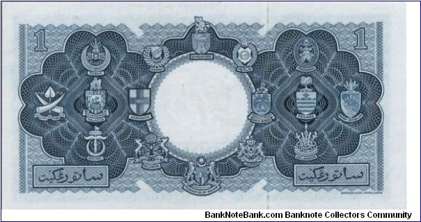 Banknote from Malaysia year 1953