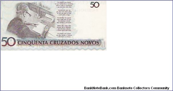 Banknote from Brazil year 1990