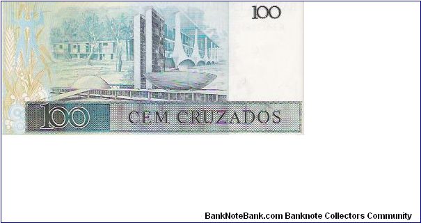 Banknote from Brazil year 1987