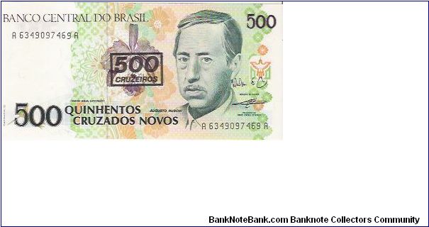 500 CRUZADOS NOVOS

A 6349097469 A

P # 226B Banknote