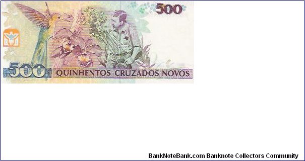 Banknote from Brazil year 1990