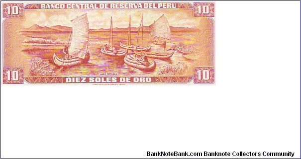 Banknote from Peru year 1976