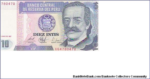10 INTIS

A 6478047 Q

P # 129 Banknote
