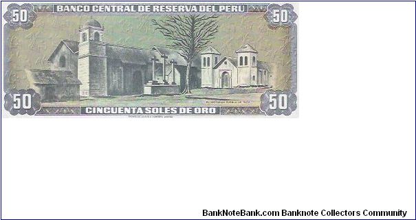 Banknote from Peru year 1977