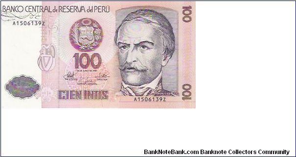 100 INTIS

A 1506139 Z


P # 133 Banknote