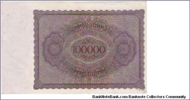 Banknote from Germany year 1923