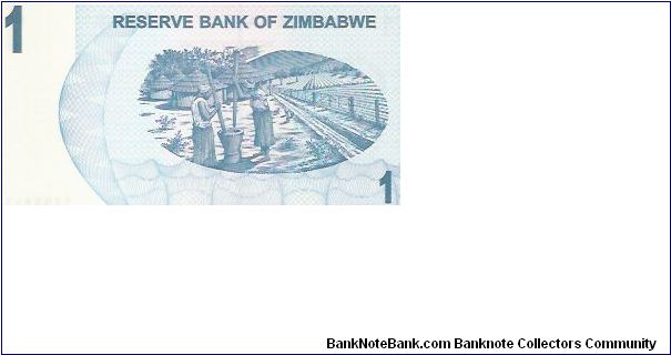 Banknote from Zimbabwe year 2007