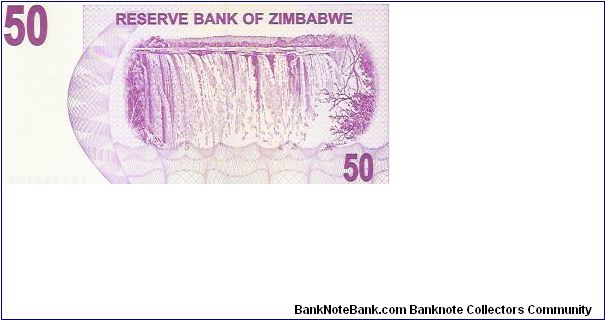 Banknote from Zimbabwe year 2007