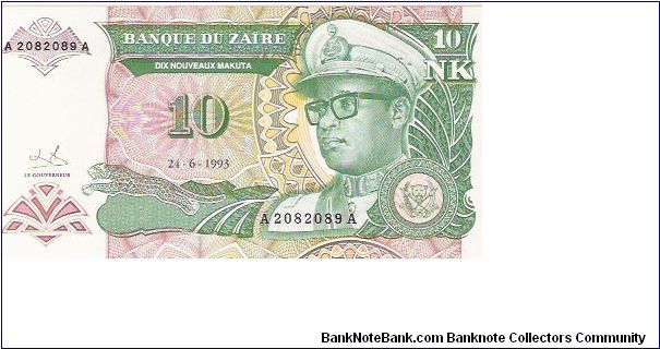 10 NOUVEAUX MAKUTA

A2082089 A

P # 49 Banknote