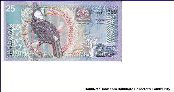 25 GULDEN

AX514389

P # 148 Banknote