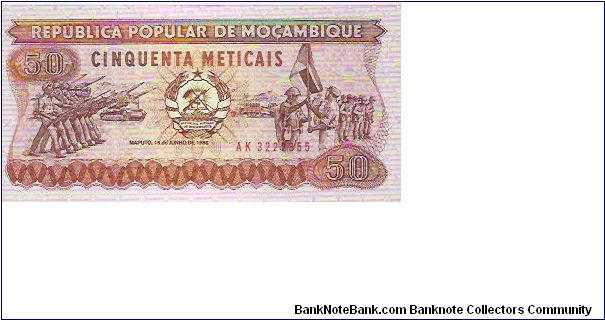 50 METICAIS

AK3222855

P # 129 Banknote