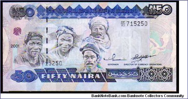 50 Naira
Pk 27d Banknote
