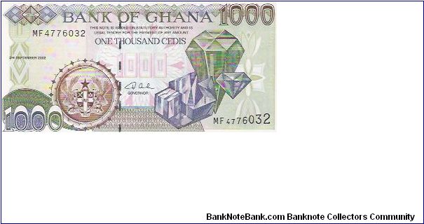 1000 CEDIS

MF 4776032

P # 32D Banknote
