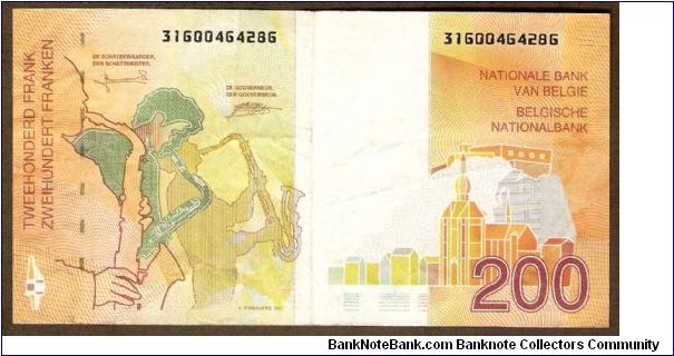 Banknote from Belgium year 1995