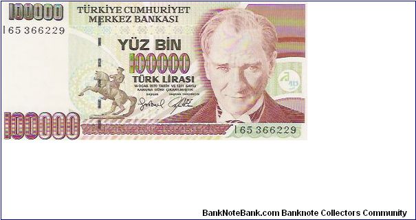100,00 LIRA

I 65 366229

P # 206 Banknote