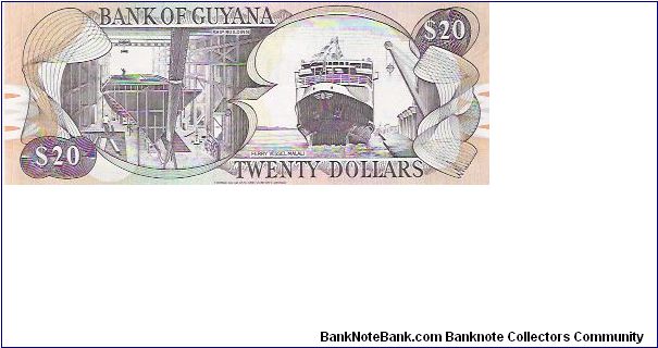 Banknote from Guyana year 0