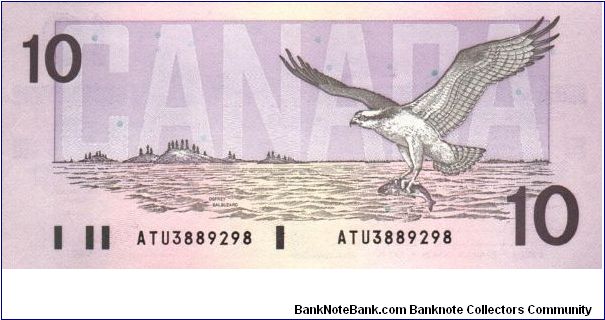 Banknote from Canada year 1989