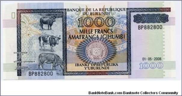 1000 Francs Banknote