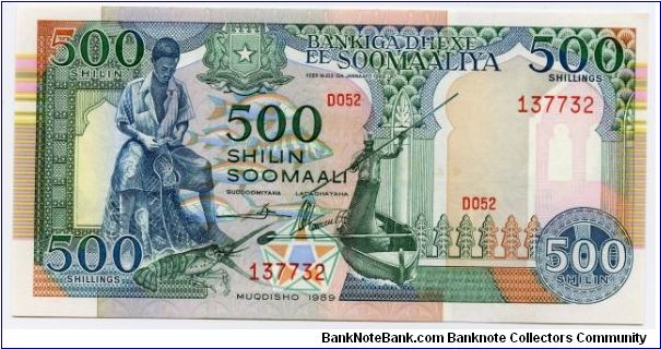 500 Shillings Banknote