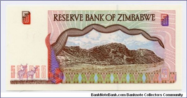 Banknote from Zimbabwe year 1997