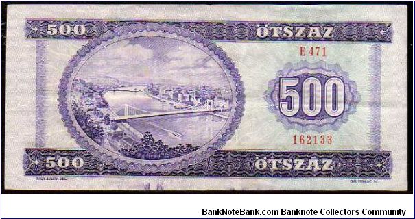 Banknote from Hungary year 1975