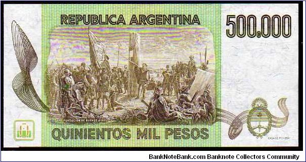 Banknote from Argentina year 1980