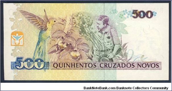 Banknote from Brazil year 1990