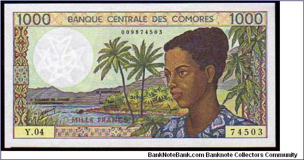1000 Francs__

pk# 11a Banknote