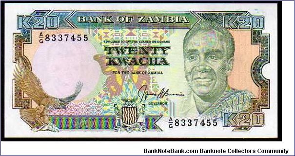 20 Kwacha
Pk 32b Banknote