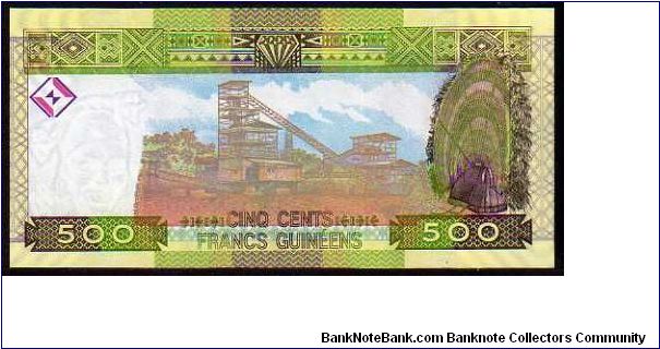 Banknote from Guinea year 2006