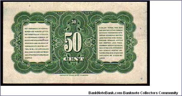 Banknote from Netherlands year 1943