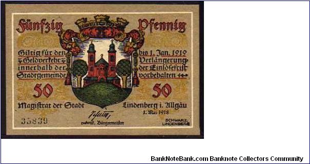 Banknote from Germany year 1917