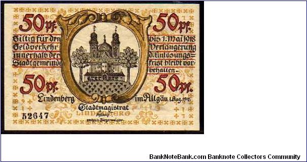 Banknote from Germany year 1917