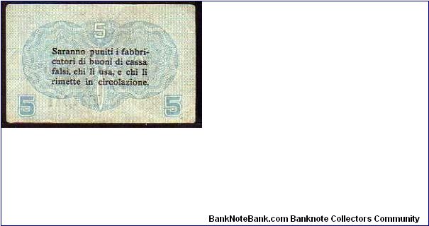 Banknote from Italy year 1918