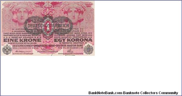 Banknote from Austria year 1916