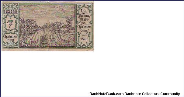 Banknote from Germany year 1921