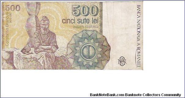 Banknote from Romania year 1991