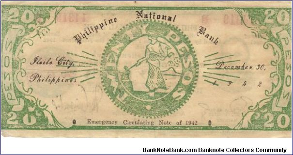 Banknote from Philippines year 1942