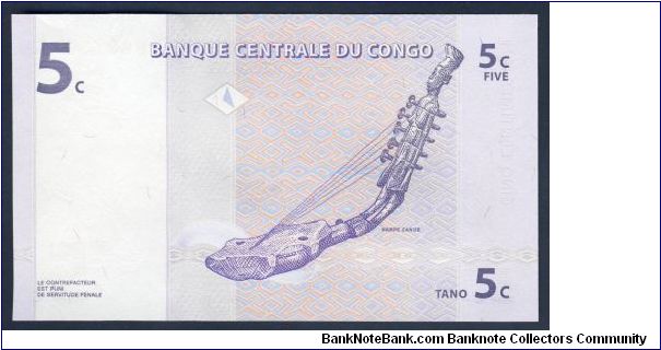 Banknote from Congo year 1997