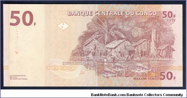 Banknote from Congo year 2000