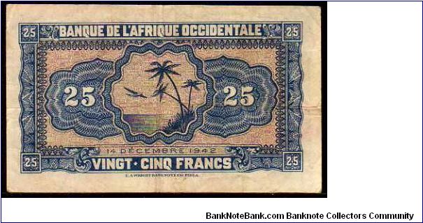 Banknote from France year 1942