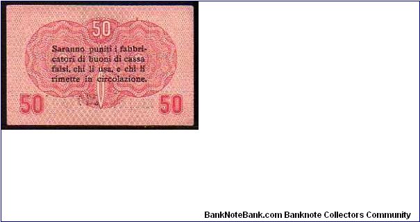 Banknote from Italy year 1918