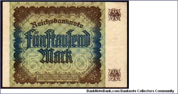 Banknote from Germany year 1922