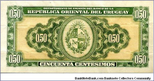 Banknote from Uruguay year 1939