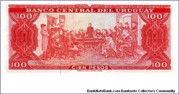 Banknote from Uruguay year 1967