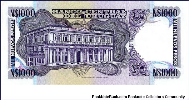 Banknote from Uruguay year 1989