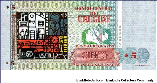 Banknote from Uruguay year 1998