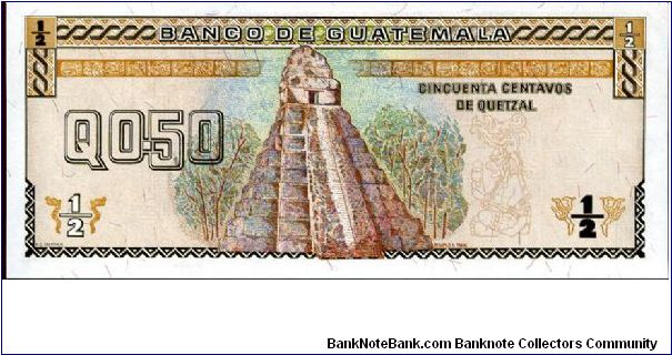 Banknote from Guatemala year 1992